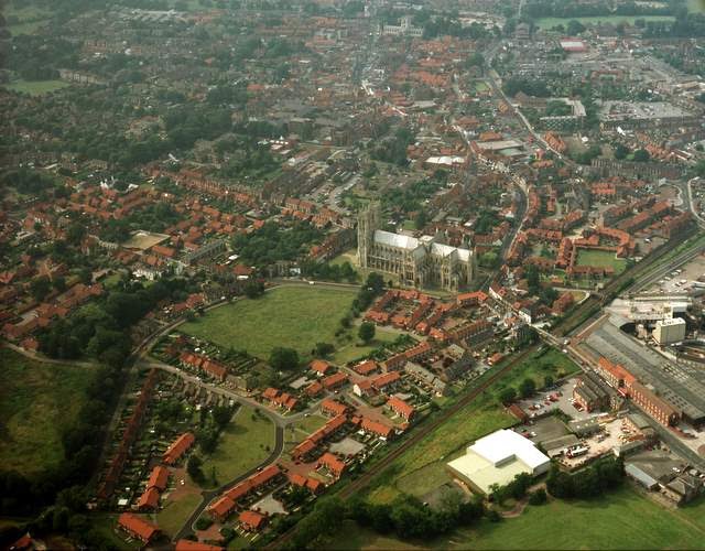 Aerial Beverley Minster