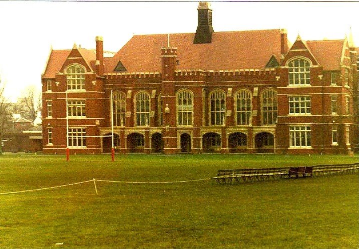 Bedford School and playing field (1973)