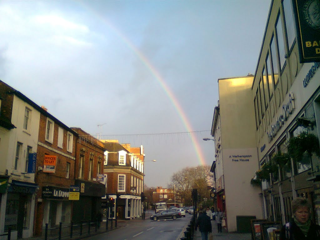 rainbow over Bedford