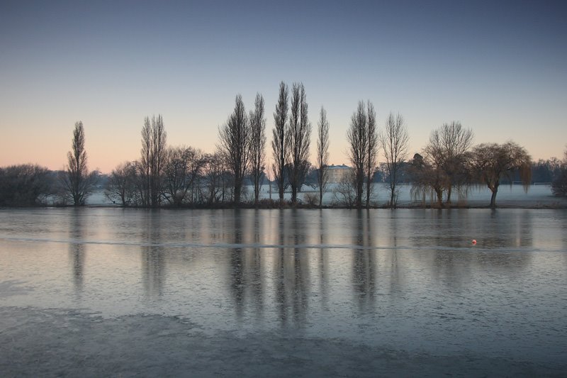 Frozen Danson Lake