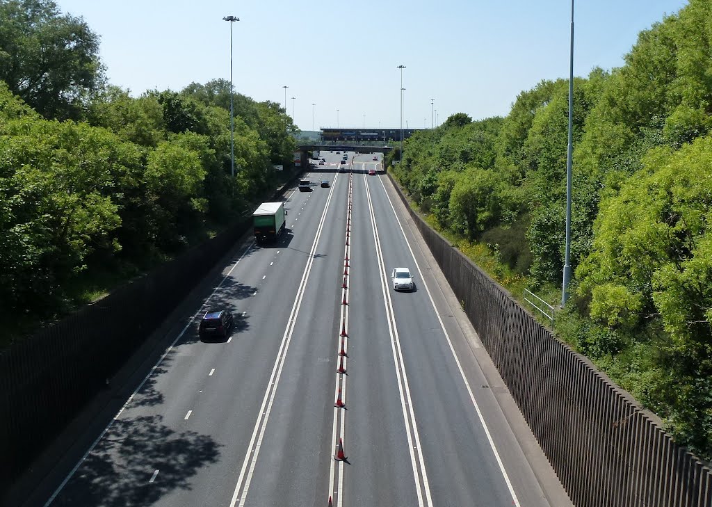 The Kingsway Tunnel Exit & Approach.