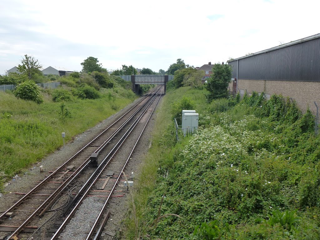 Merseyrail Track Towards Birkenhead.