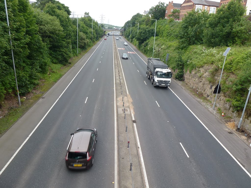 View Towards The M 53 Motorway.