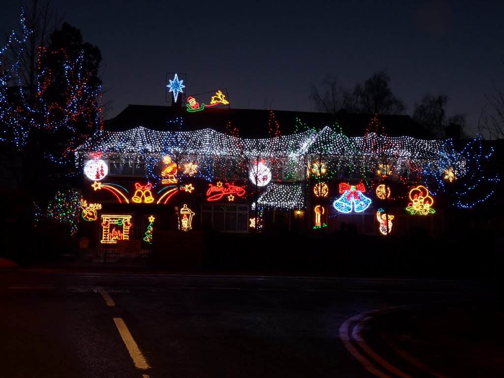 St Neots road Sandy at Christmas