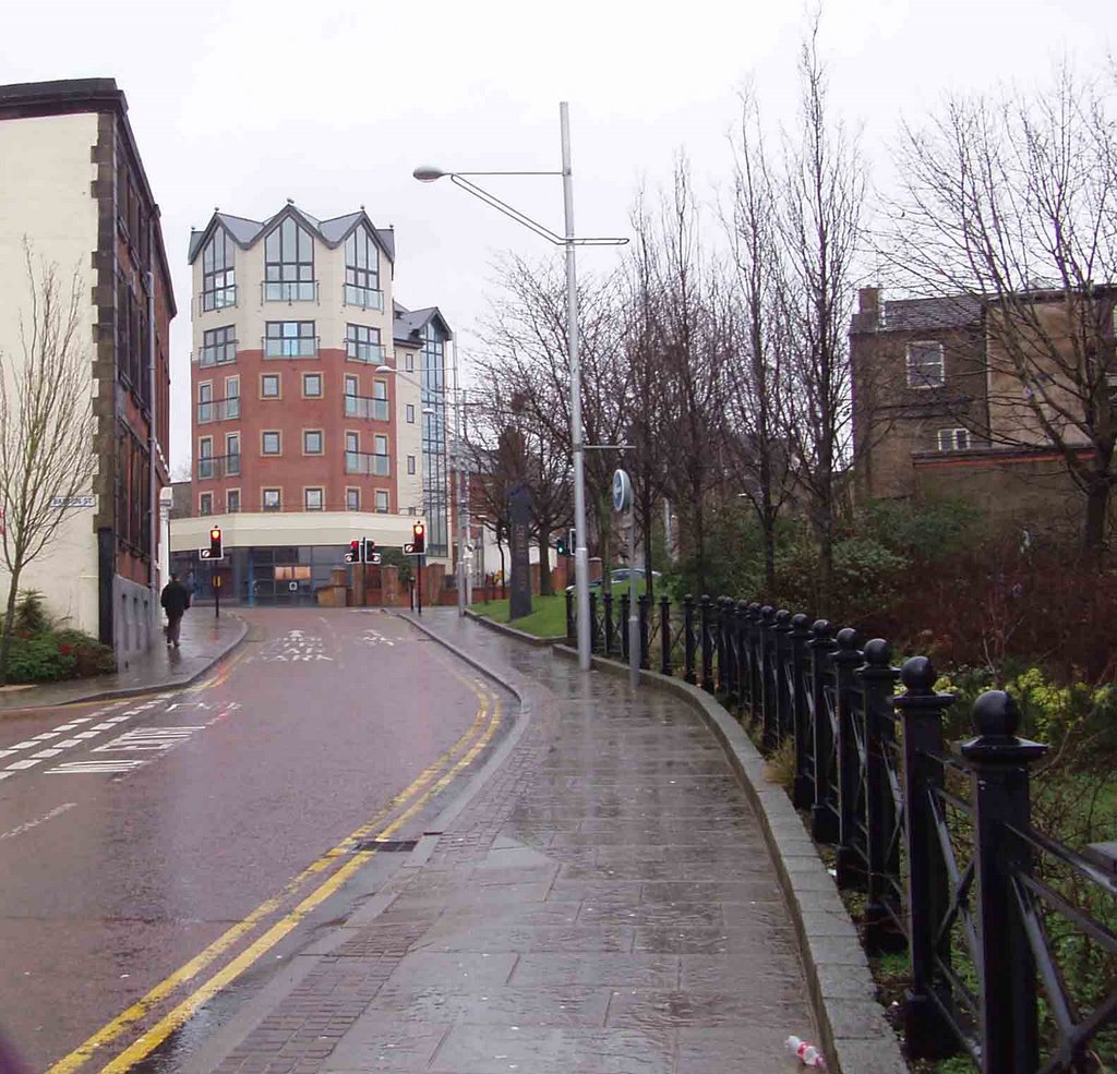 Unfinished town centre flats Astley gate