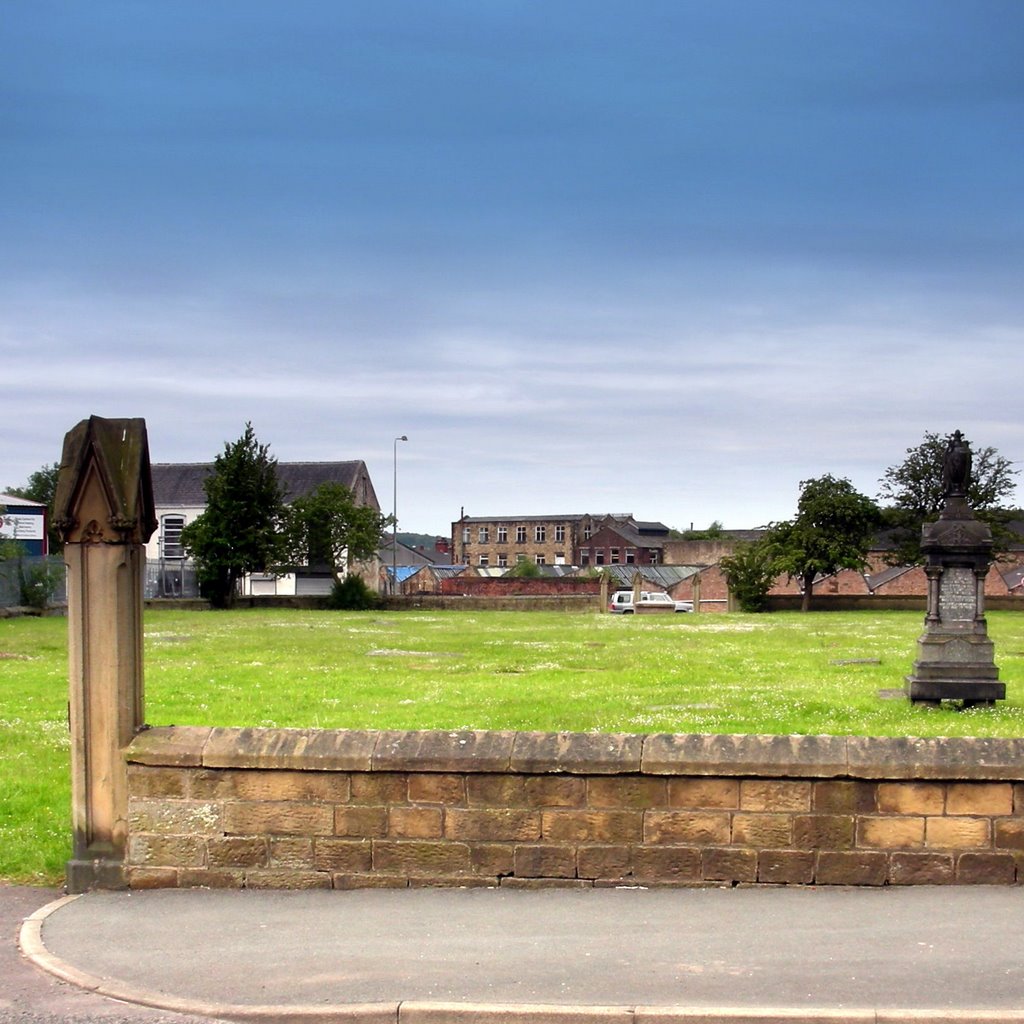 Old disused church yard demolished to make way for new road