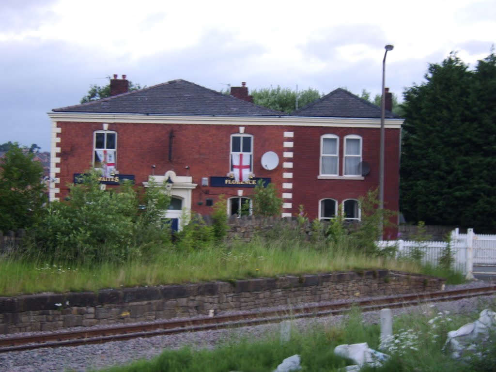 Daisyfield Station (Redundant), Florence Pub in the background.