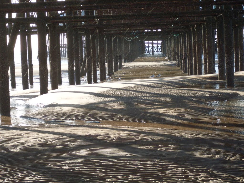 Under old Pier.