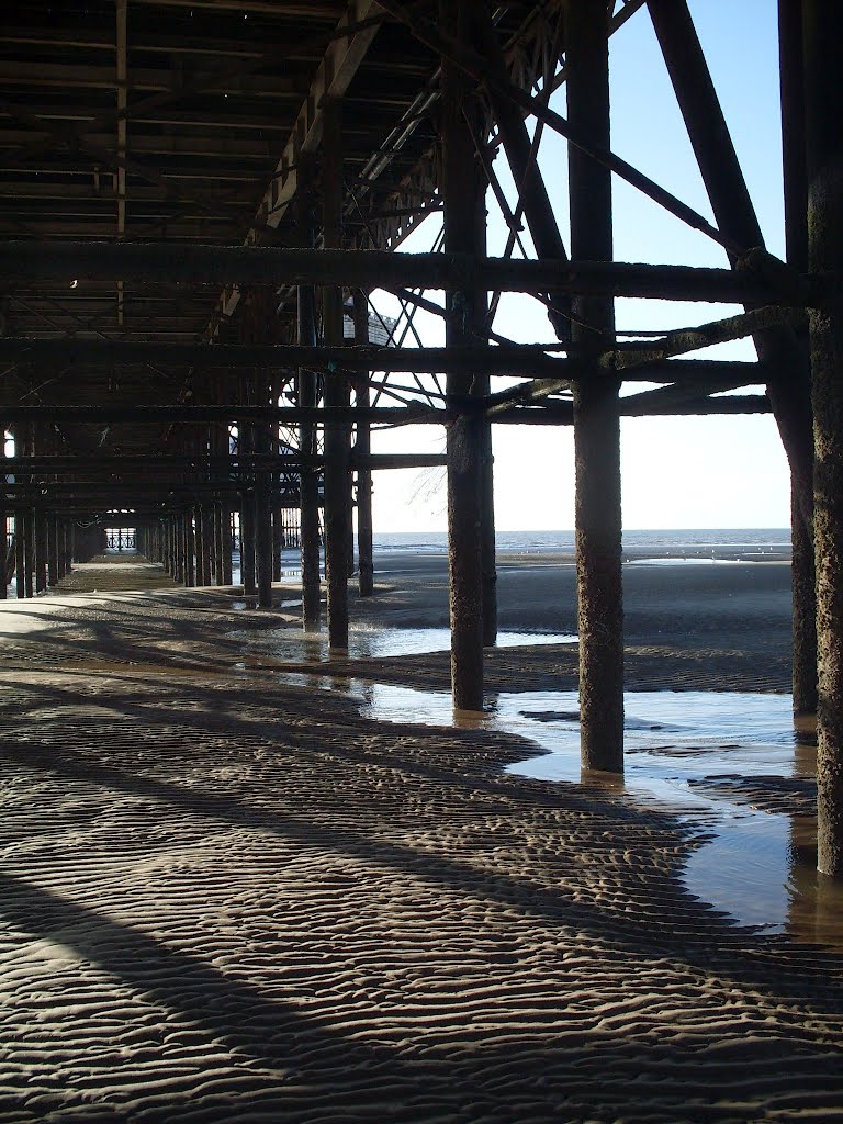 Blackpool, under old pier.