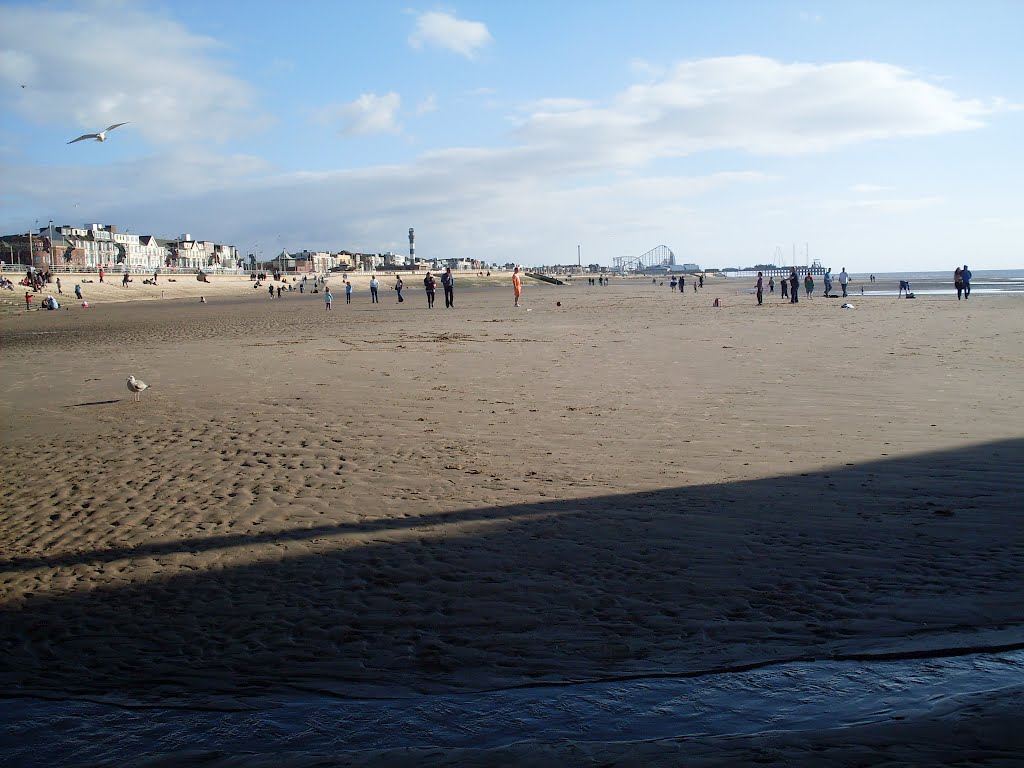 Blackpool , view  near  old pier .