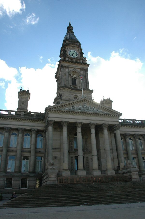 Nest site.  Bolton Town Hall