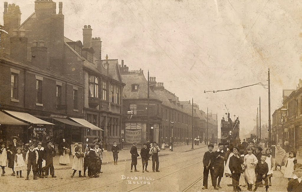 Daubhill, Bolton. Showing Junction At Willows Lane (c.1905)