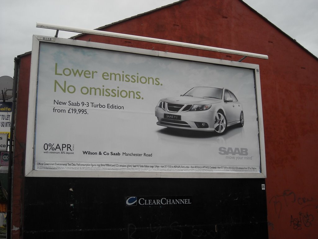 Billboard near Bolton, Greater Manchester (Wednesday 13th May 2009)