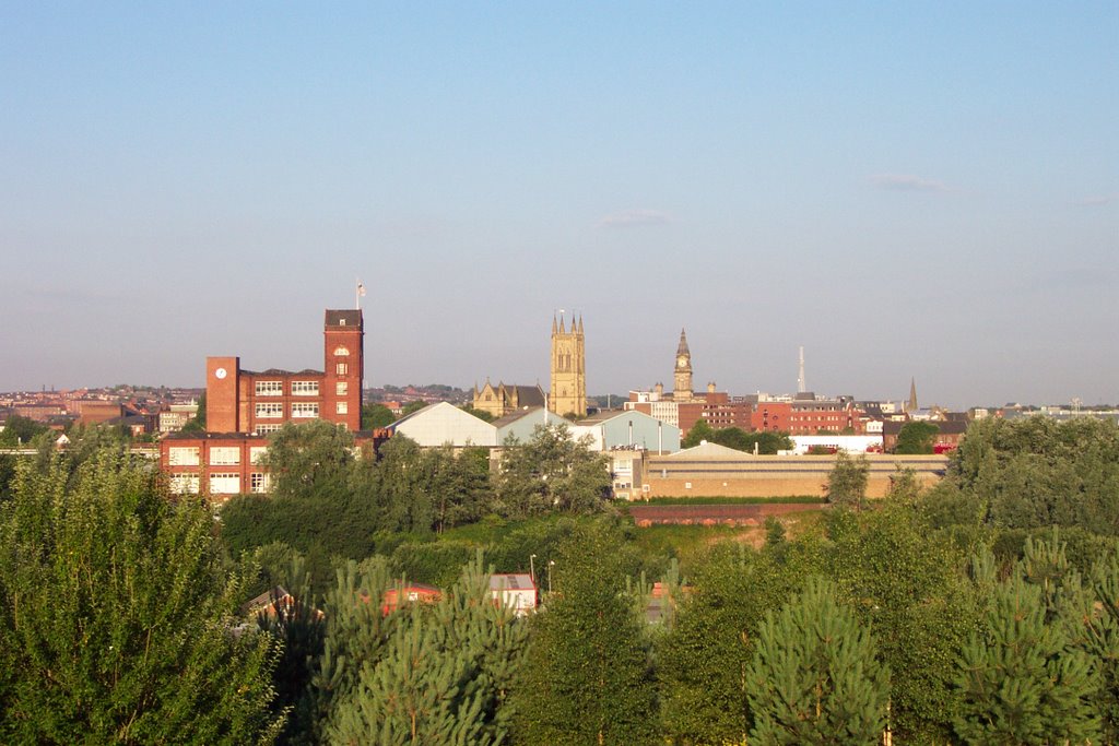 View of Bolton Town Centre from N.E.