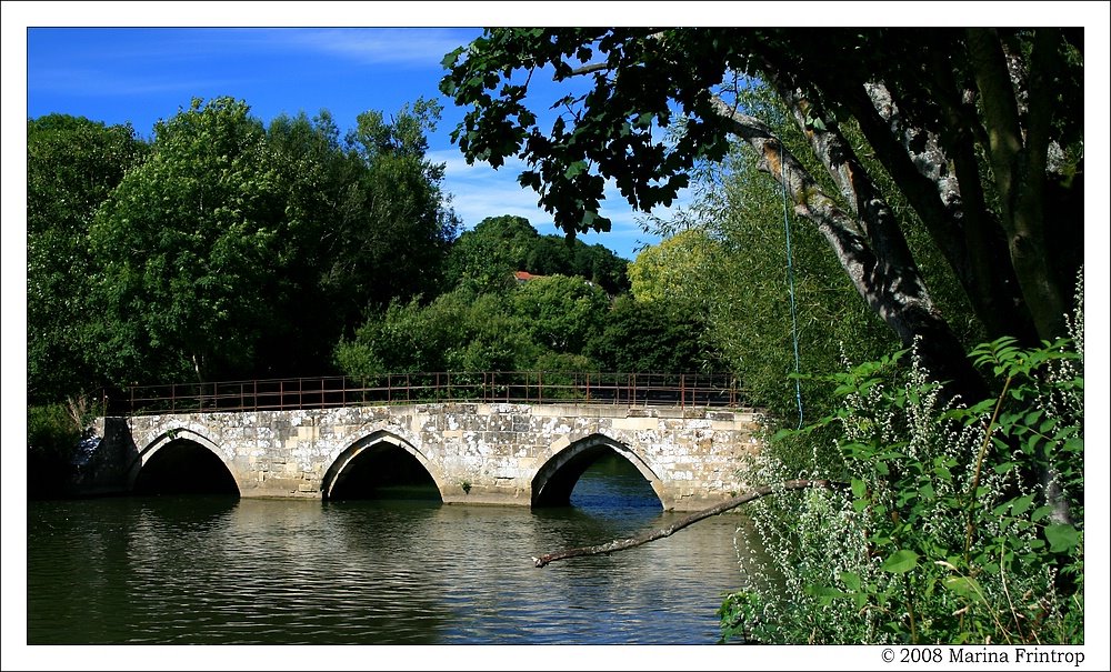 Bradford on Avon - The Packhorse bridge, Wiltshire UK