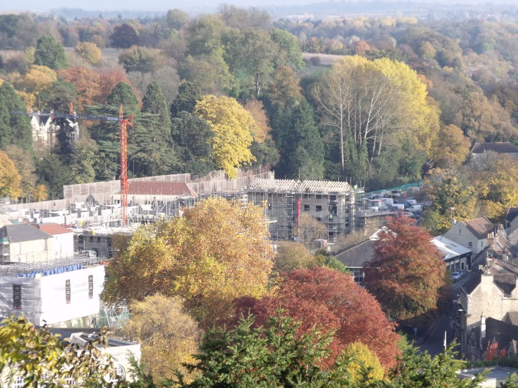 "Kingston Mill" development, Bradford on Avon; view from Tory