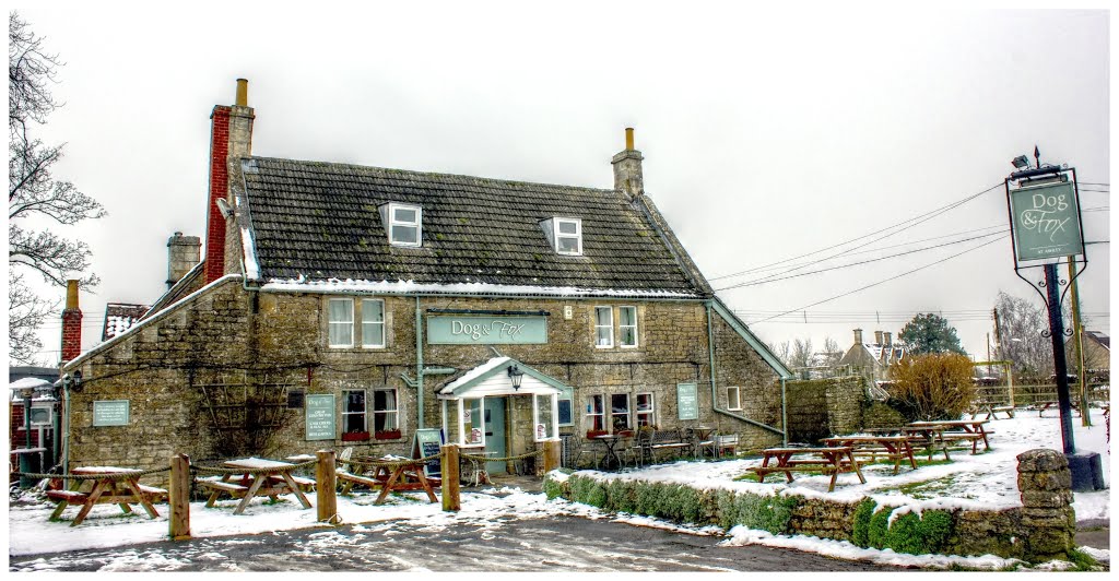 "The Dog & Fox" in winter