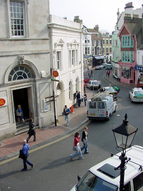 Looking down Ship Street in Brighton