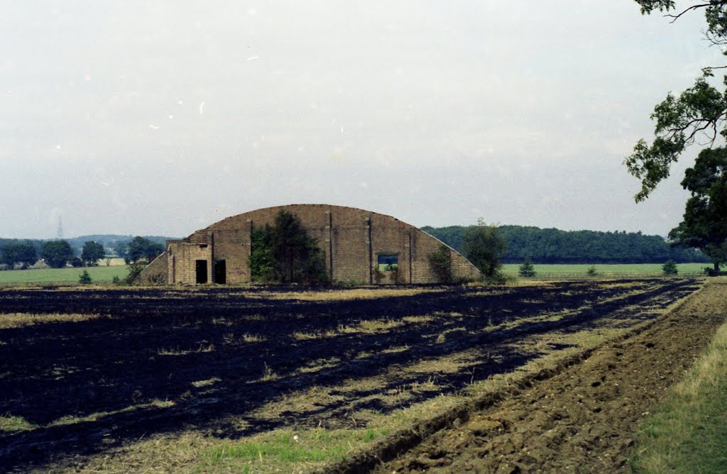 Battle of Britain aircraft hanger near Brentwood (Sept 1980)