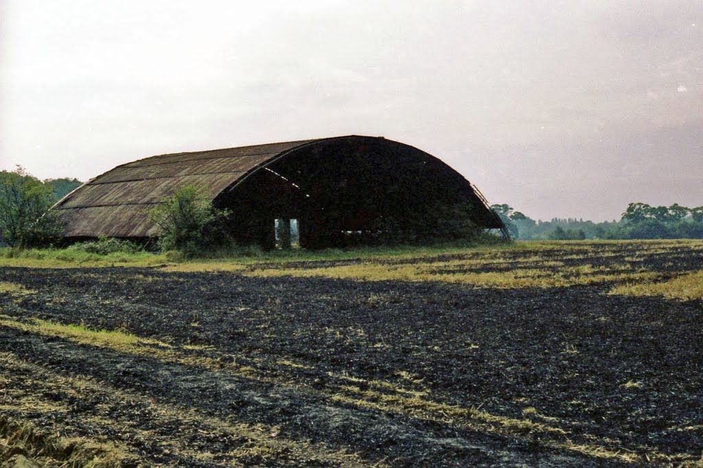 Battle of Britain aircraft hanger near Brentwood (Sept 1980)