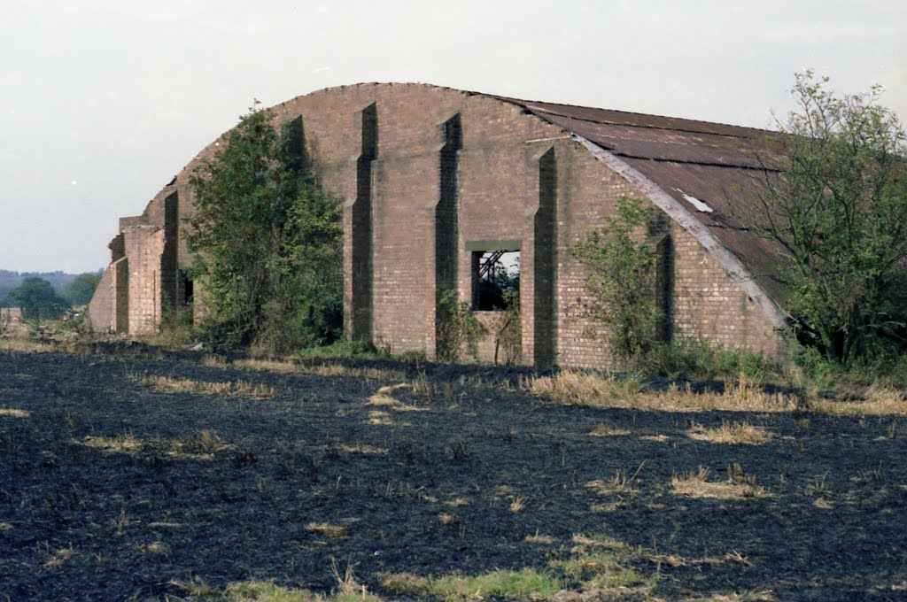 Battle of Britain aircraft hanger near Brentwood (Sept 1980)