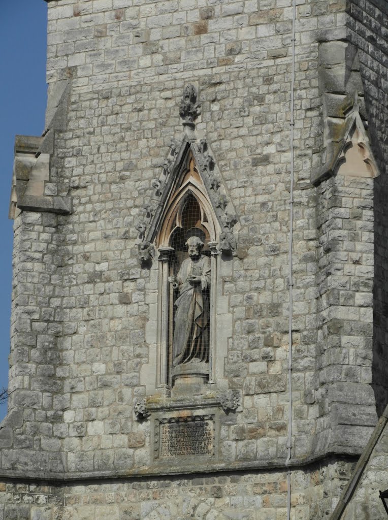 Statue on Brentwood Cathedral Tower