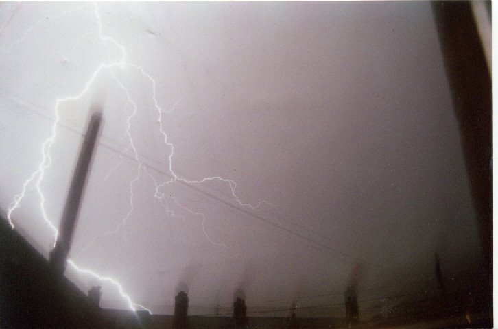 Lightning above Old Taunton Road