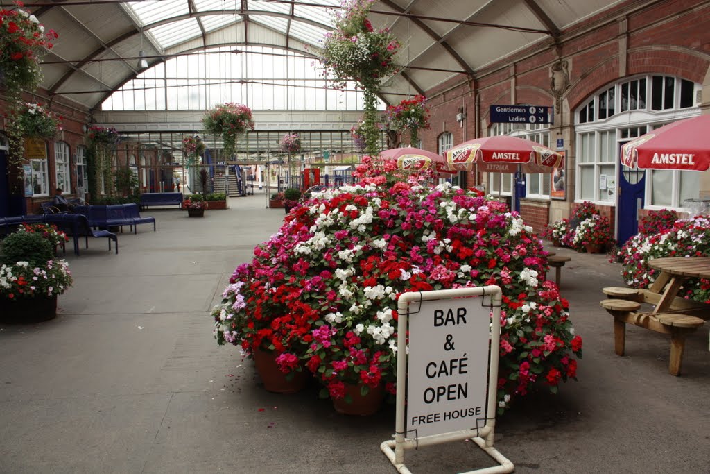 Bridlington Rail Station Flowers