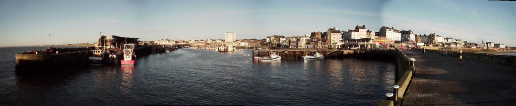 Bridlington from Harbor Wall
