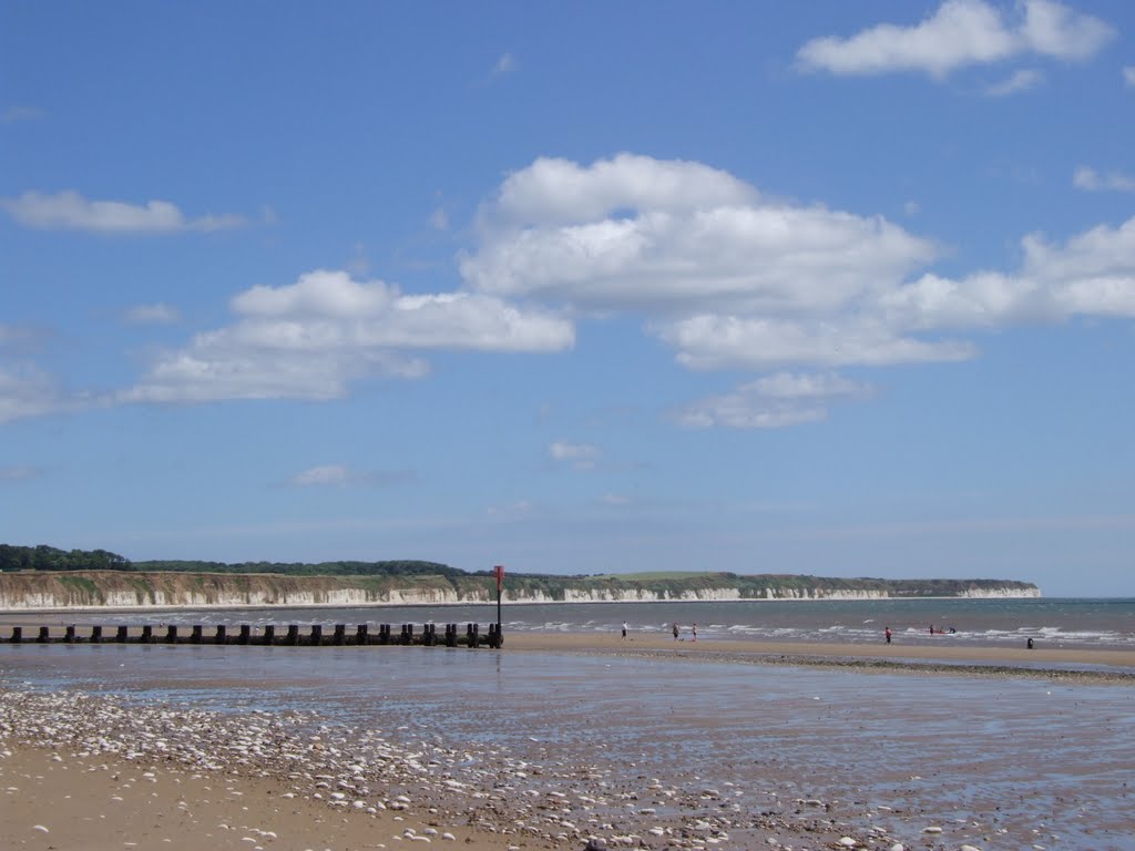 Widok na klify Bridlington
