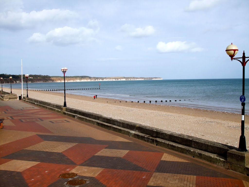 Looking towards Flamborough Cliffs from North Marine Promenade, Bridlington
