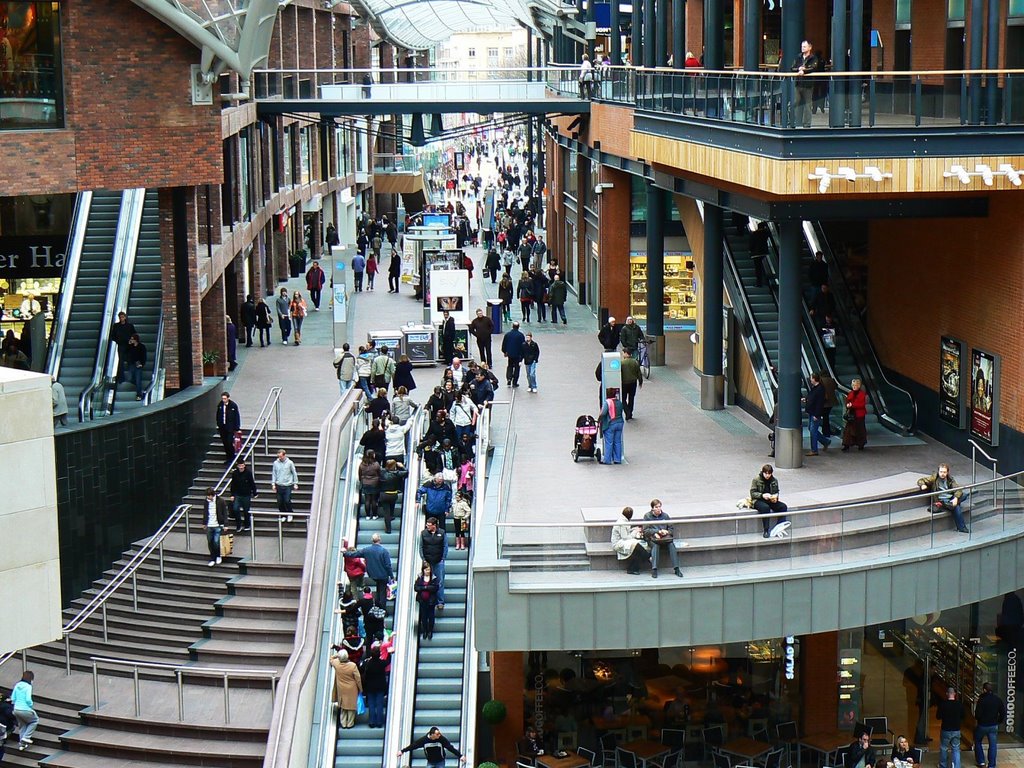 Inside Cabot Circus, Bristol