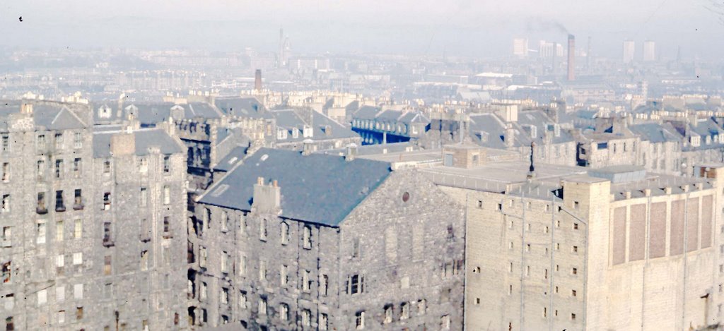 ANOTHER VIEW OF BRISTOL FROM THE CABOT TOWER IN THE 1950s