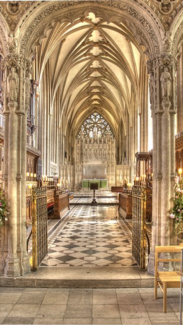 In Bristol Cathedral