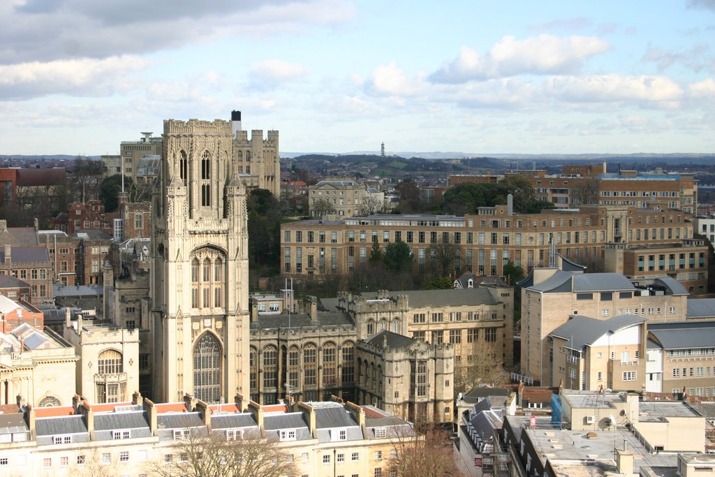 Bristol vanaf Cabot tower