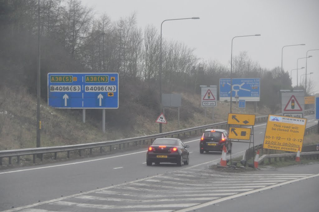 Bromsgrove : The M42 Motorway Junction 1