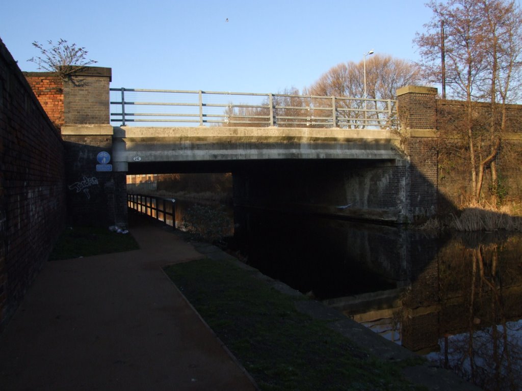 Bridge No 2E Taking Linacre lane Over The Leeds & Liverpool Canal.