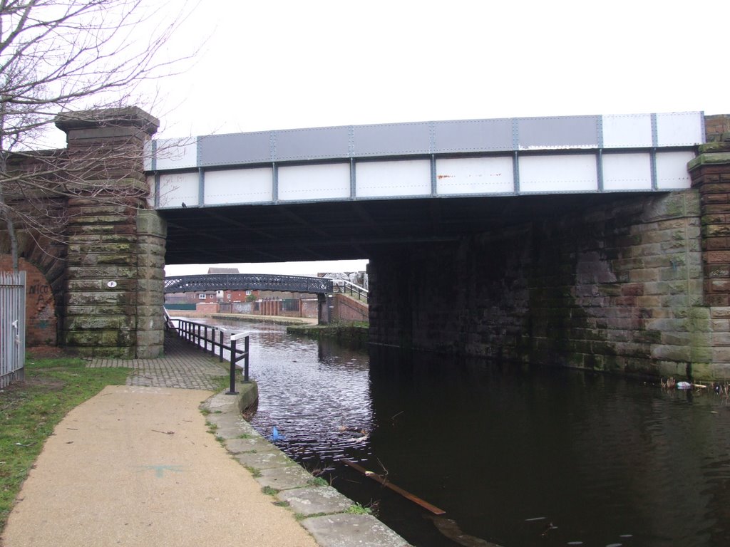 Bridge P Taking The Liverpool & Southport Railway Over The Leeds & Liverpool Canal.