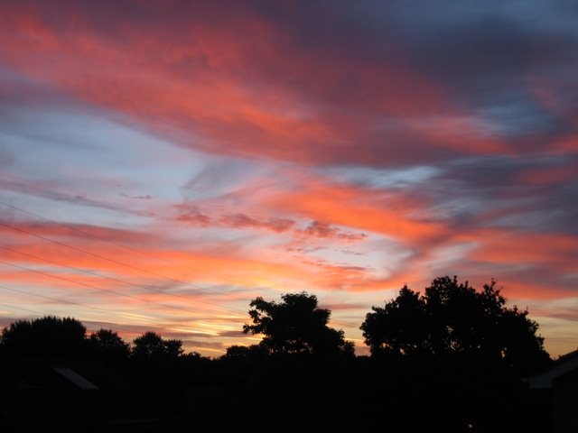 Red sky at night