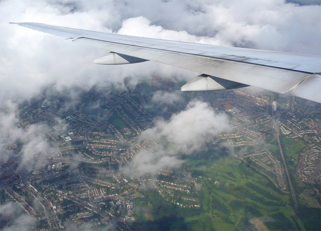 London seen from B777 G-YMMC as BA 218, inbound from Denver, Sept. 10, 2008