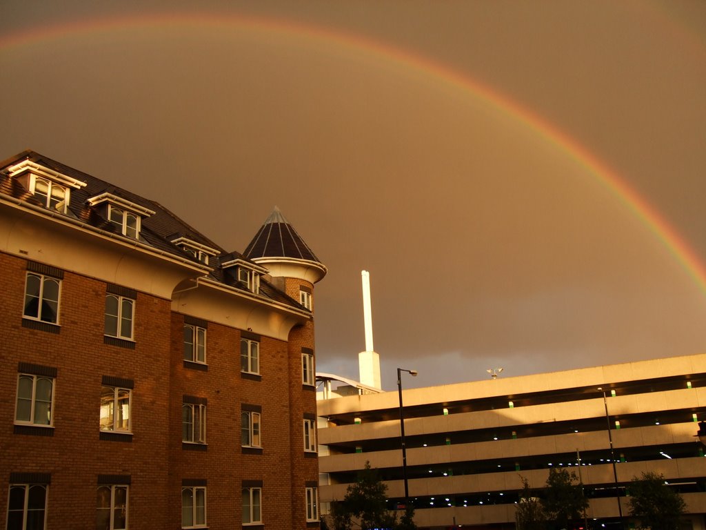 Rainbow over Woking Skies