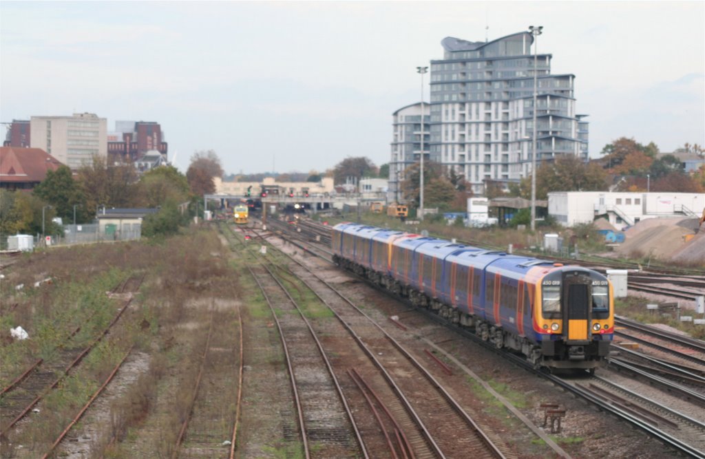 Coming into Woking from Southampton