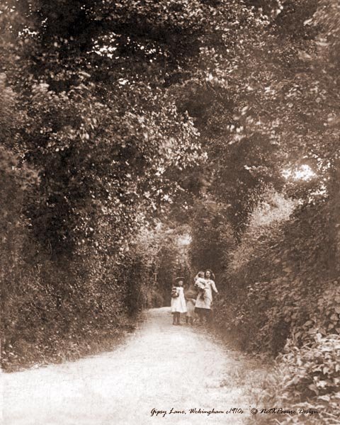Gipsy Lane, Wokingham c1910s - Sepia tone