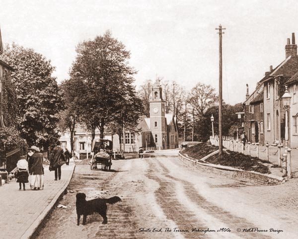 Shute End, Wokingham c1900s - Sepia tone