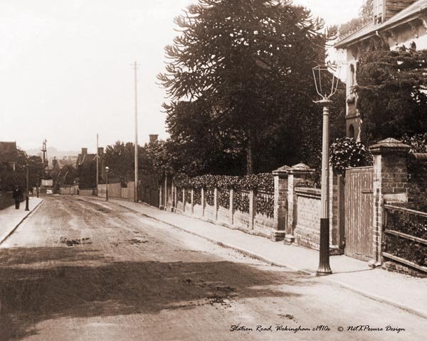 Station Road, Wokingham c1910s - Sepia tone