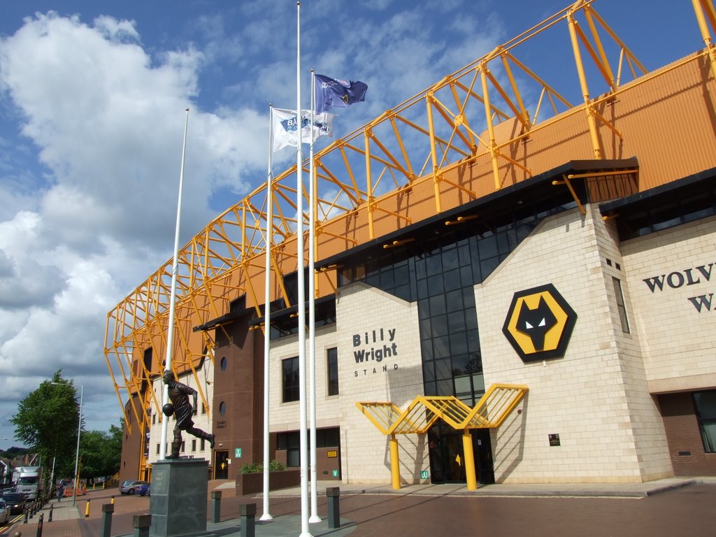 Waterloo Road entrance, Molineux Stadium, Wolverhampton