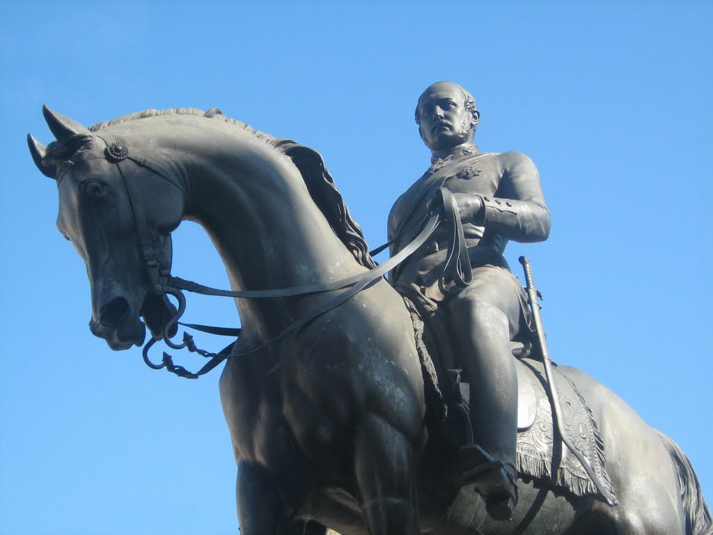 Statue of Albert, Prince Consort. Queen Square, Wolverhampton, England