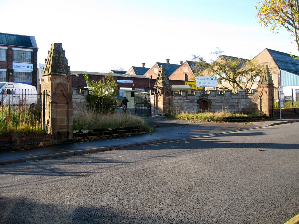 Gateway to former Villiers Factory, Wolverhampton (Grade II Listed Building)