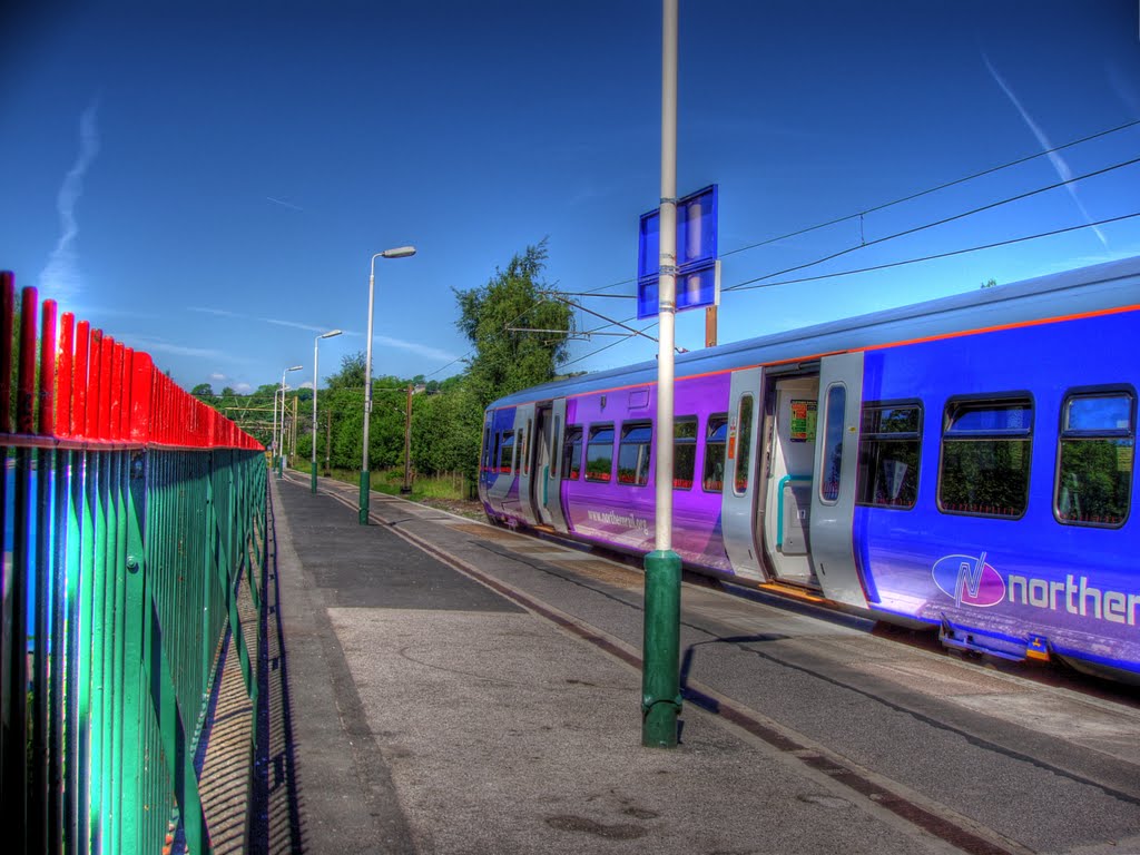 Glossop train station