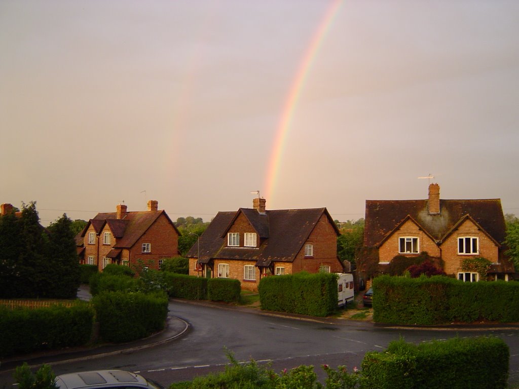 Double Rainbow from Ockford Ridge
